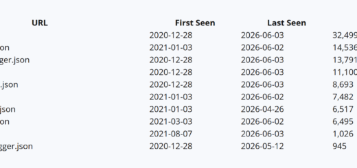 Swagger json file scans