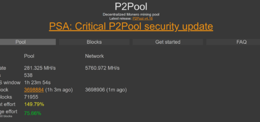 Monero P2Pool critical vulnerability exploit diagram