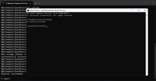 Microsoft Defender exploit tool