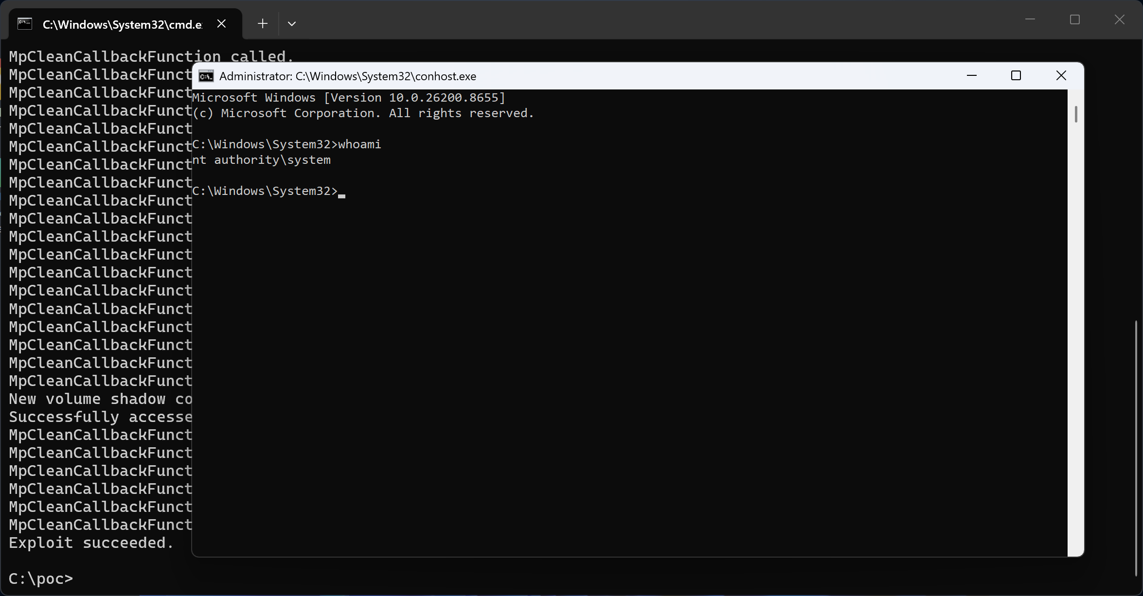Microsoft Defender exploit tool