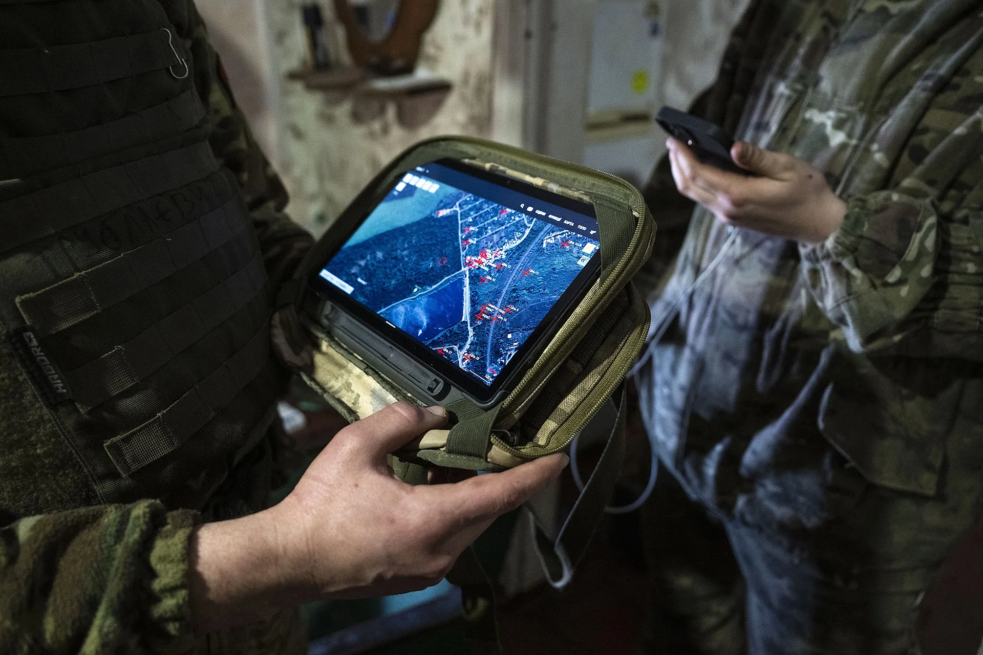 Concept art demonstrating security by obsolescence with older tech evading hackers