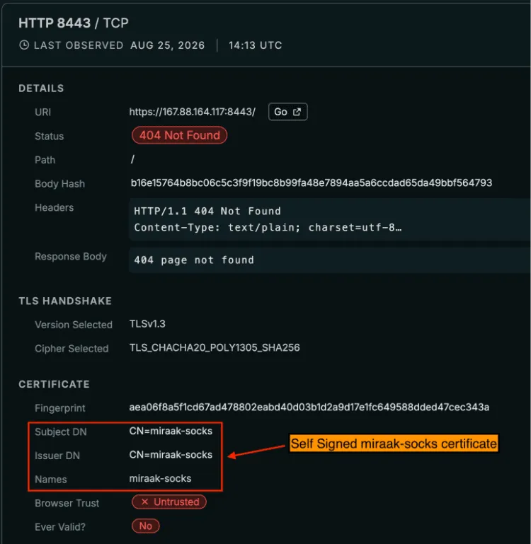 Miraak framework using a cloud PostgreSQL database as a covert command-and-control channel for infected computers