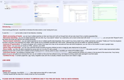 Image depicting AI doxxing tools extracting private information from data leaks