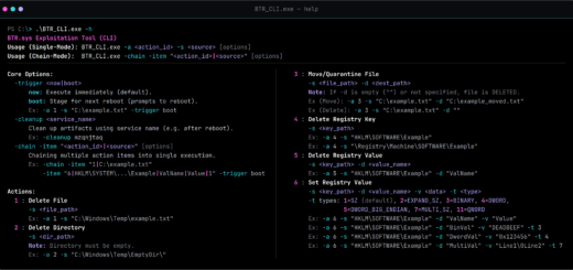 Microsoft Defender BTR.sys exploit deleting core security components