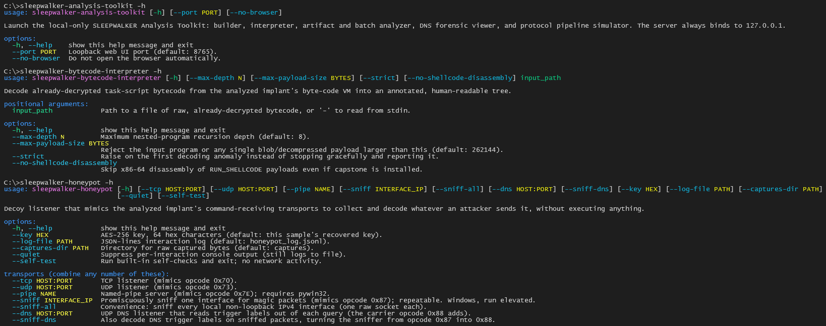 Sleepwalker passive Windows backdoor magic packet dpapi.dll ERAAgent
