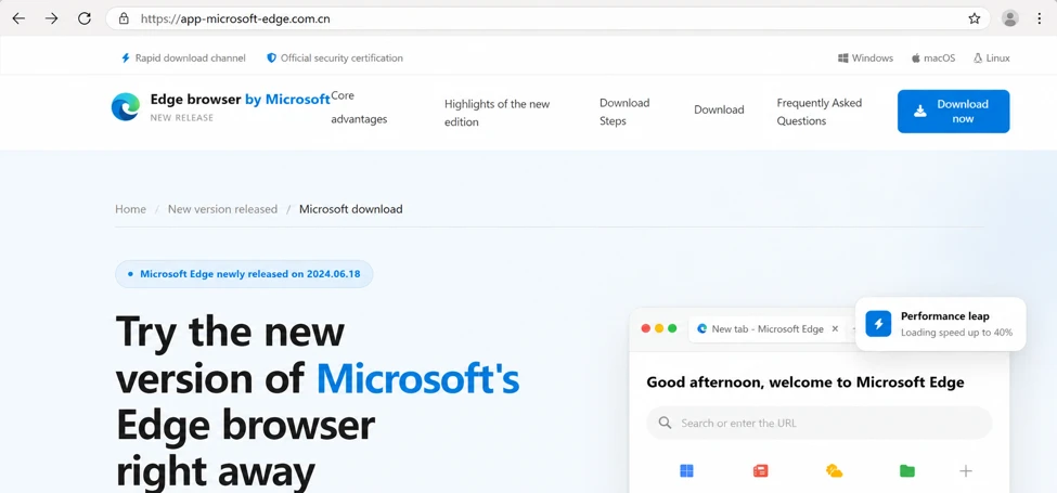 A conceptual image of a deceptive software download mimicking legitimate applications