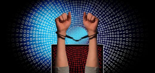 A conceptual image illustrating a cybersecurity professional orchestrating a corporate cyberattack.