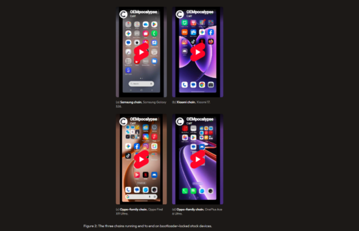 Android smartphone screen displaying root access alongside manufacturer logos