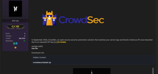 CrowdSec source code leak and TanStack supply chain attack details