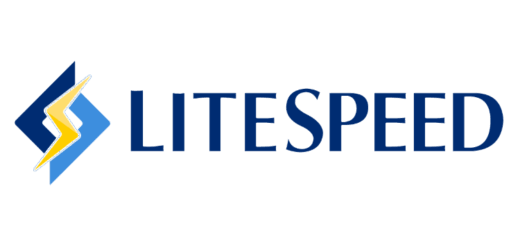 LiteSpeed Web Server Enterprise logo displayed on a server rack panel