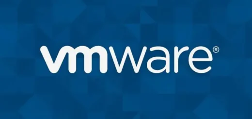 VMware vCenter server interface overlaid with ransomware lock icon