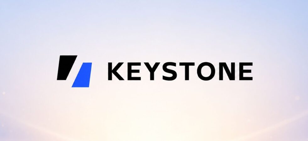 Keystone hardware wallet breach diagram illustrating factory WebAuth key compromise and warehouse device disposal