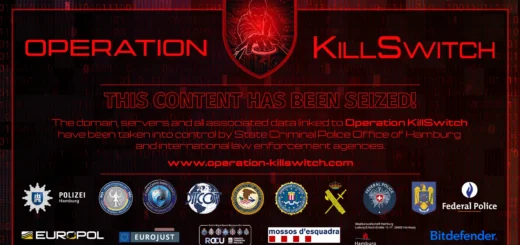 KillSec ransomware group leak site replaced by a law enforcement seizure notice during Operation KillSwitch led by Europol