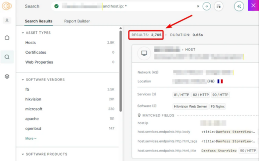 Danfoss controller attack on internet-exposed supermarket refrigeration systems, with Danfoss AK-SM vulnerabilities flagged by CERT-FR