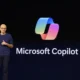 Conceptual illustration of human reviewers analyzing Microsoft Copilot AI prompts and generated images