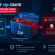 Rust zip crate vulnerability diagram showing PoC exploit for CVE-2026-115905 dual-header inconsistency