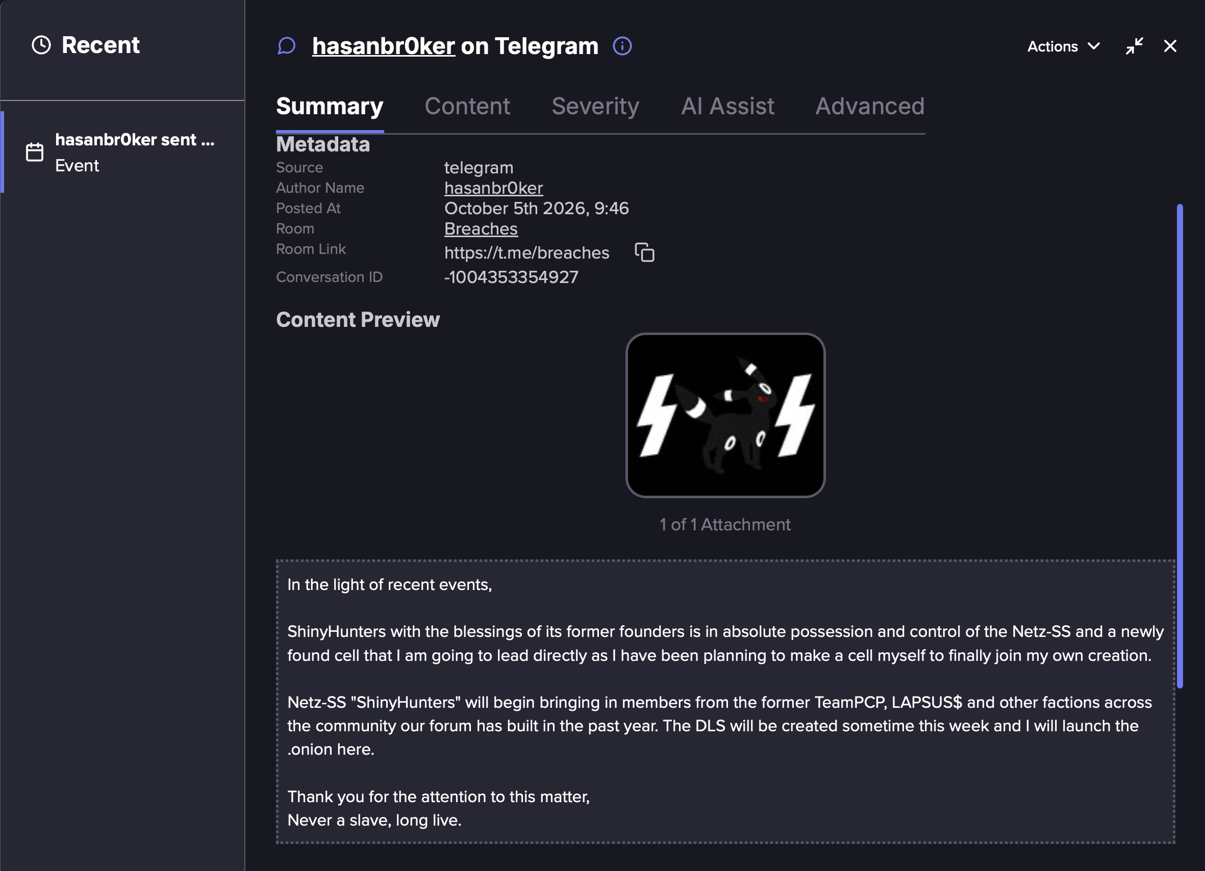 ShinyHunters hacker group cryptographic key compromise and impostor brand takeover